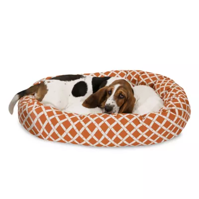 Product Majestic Pet Bamboo Sherpa Bagel Indoor & Outdoor Dog Bed