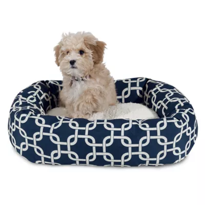 Product Majestic Pet Links Sherpa Bagel Indoor & Outdoor Dog Bed