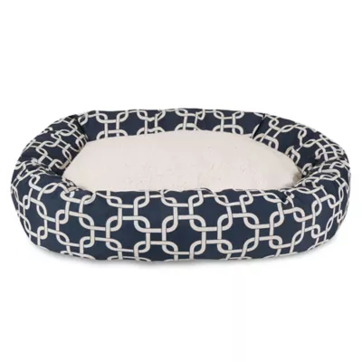 Product Majestic Pet Links Sherpa Bagel Indoor & Outdoor Dog Bed