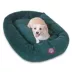Majestic Pet Villa Micro-Velvet Bagel Dog Bed image thumbnail 1