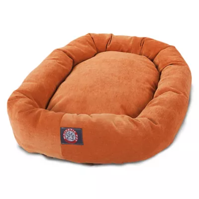 Majestic Pet Villa Micro-Velvet Bagel Dog Bed - Image 2