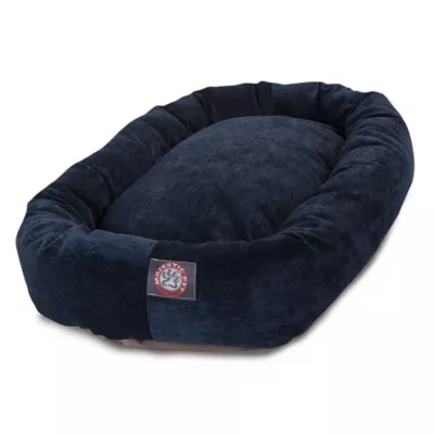 Product Majestic Pet Villa Micro-Velvet Bagel Dog Bed