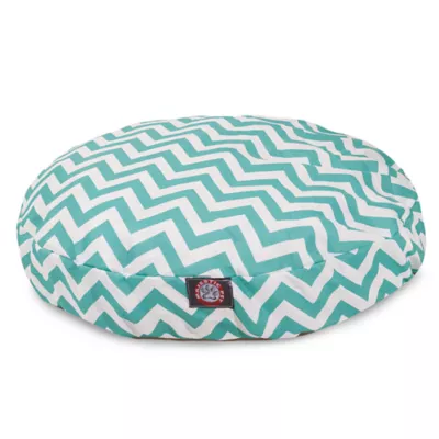 Product Majestic Pet Chevron Round Indoor & Outdoor Dog Bed