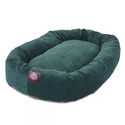 Majestic Pet Villa Micro-Velvet Bagel Dog Bed - Image 2