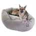 Majestic Pet Villa Micro-Velvet Bagel Dog Bed image thumbnail 1