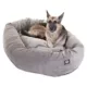 Product Majestic Pet Villa Micro-Velvet Bagel Dog Bed