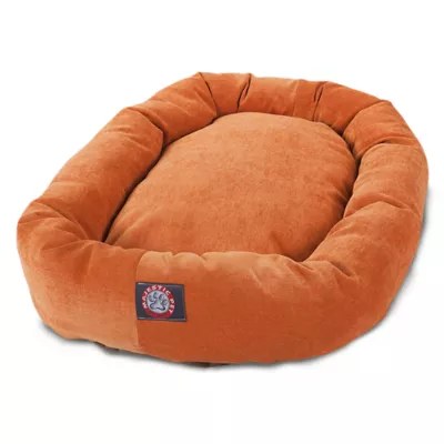 Product Majestic Pet Villa Micro-Velvet Bagel Dog Bed
