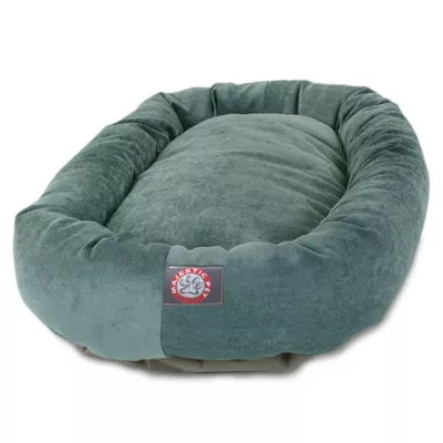 Majestic Pet Villa Micro-Velvet Bagel Dog Bed - Image 2