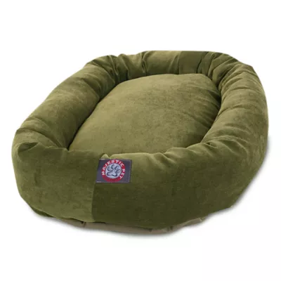 Majestic Pet Villa Micro-Velvet Bagel Dog Bed - Image 2