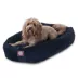 Majestic Pet Villa Micro-Velvet Bagel Dog Bed image thumbnail 2