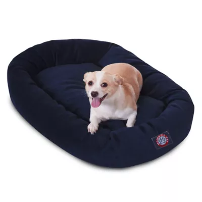 Product Majestic Pet Villa Micro-Velvet Bagel Dog Bed