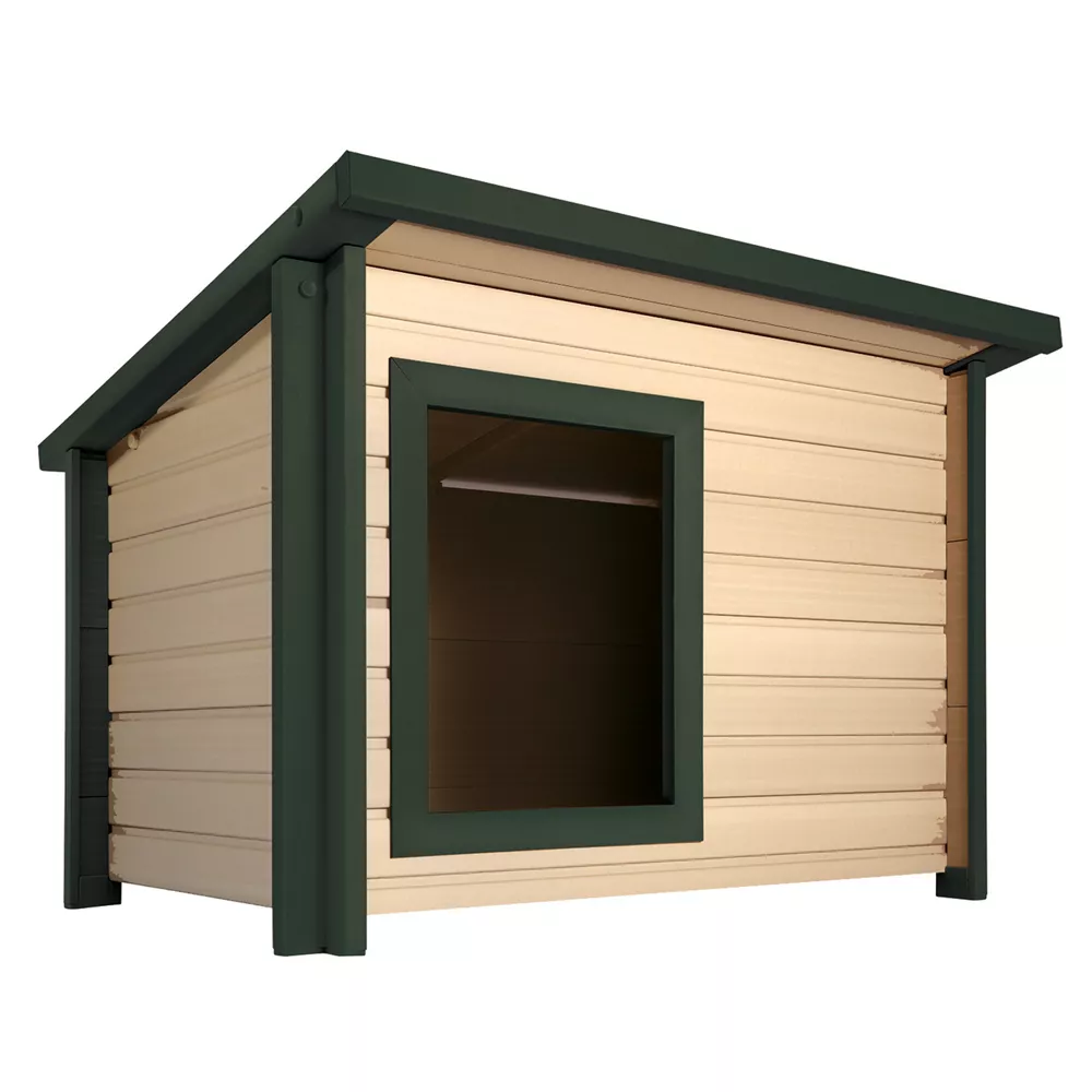 New Age Pet® ecoFLEX&trade; Rustic Lodge&trade; Dog House