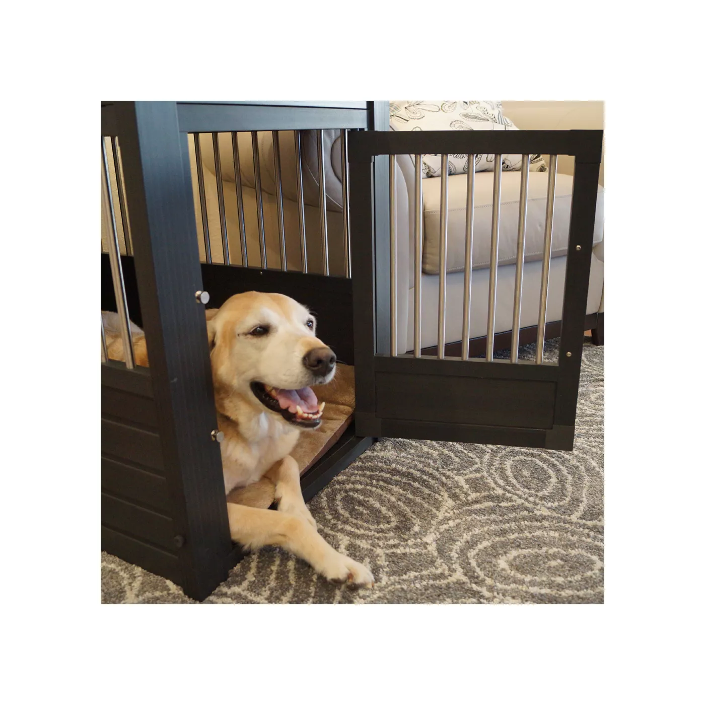 Dog crate for labrador puppy best sale