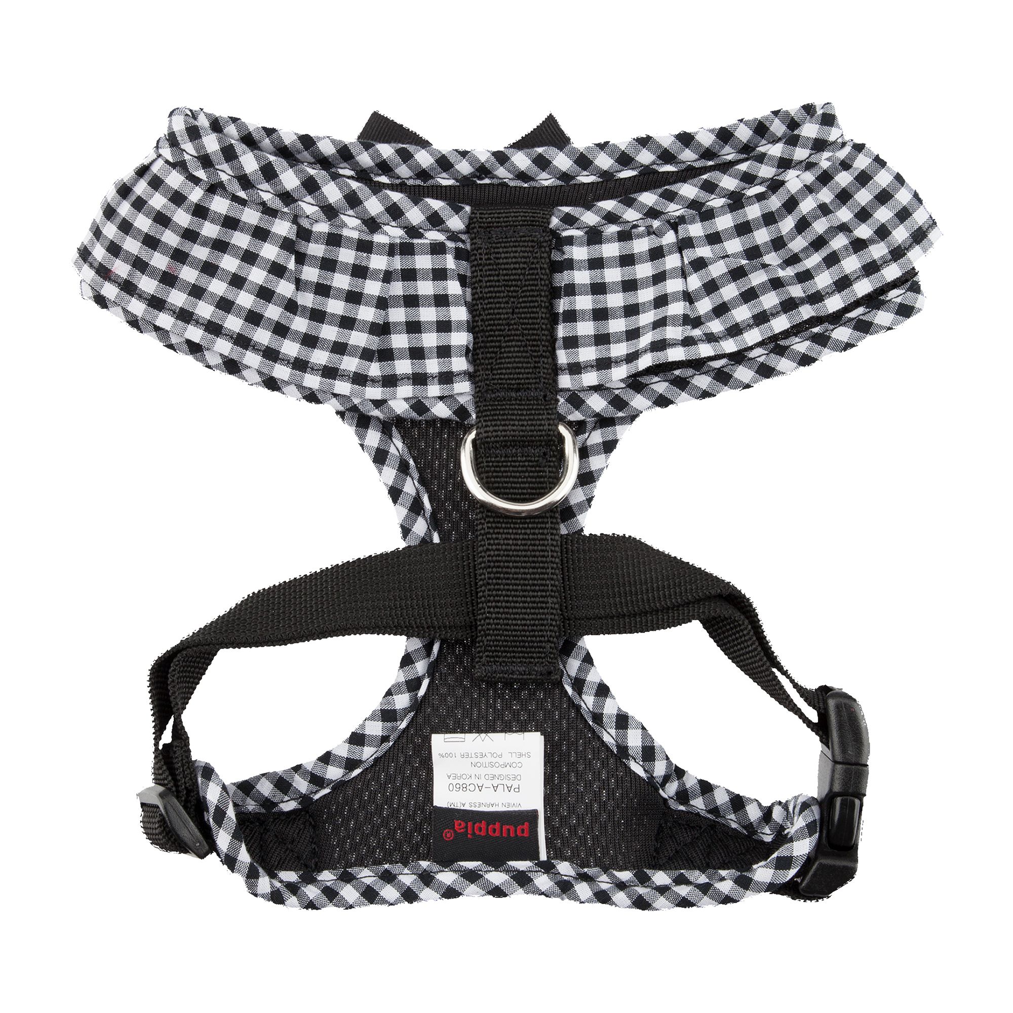 puppia vivien ruffle dog harness