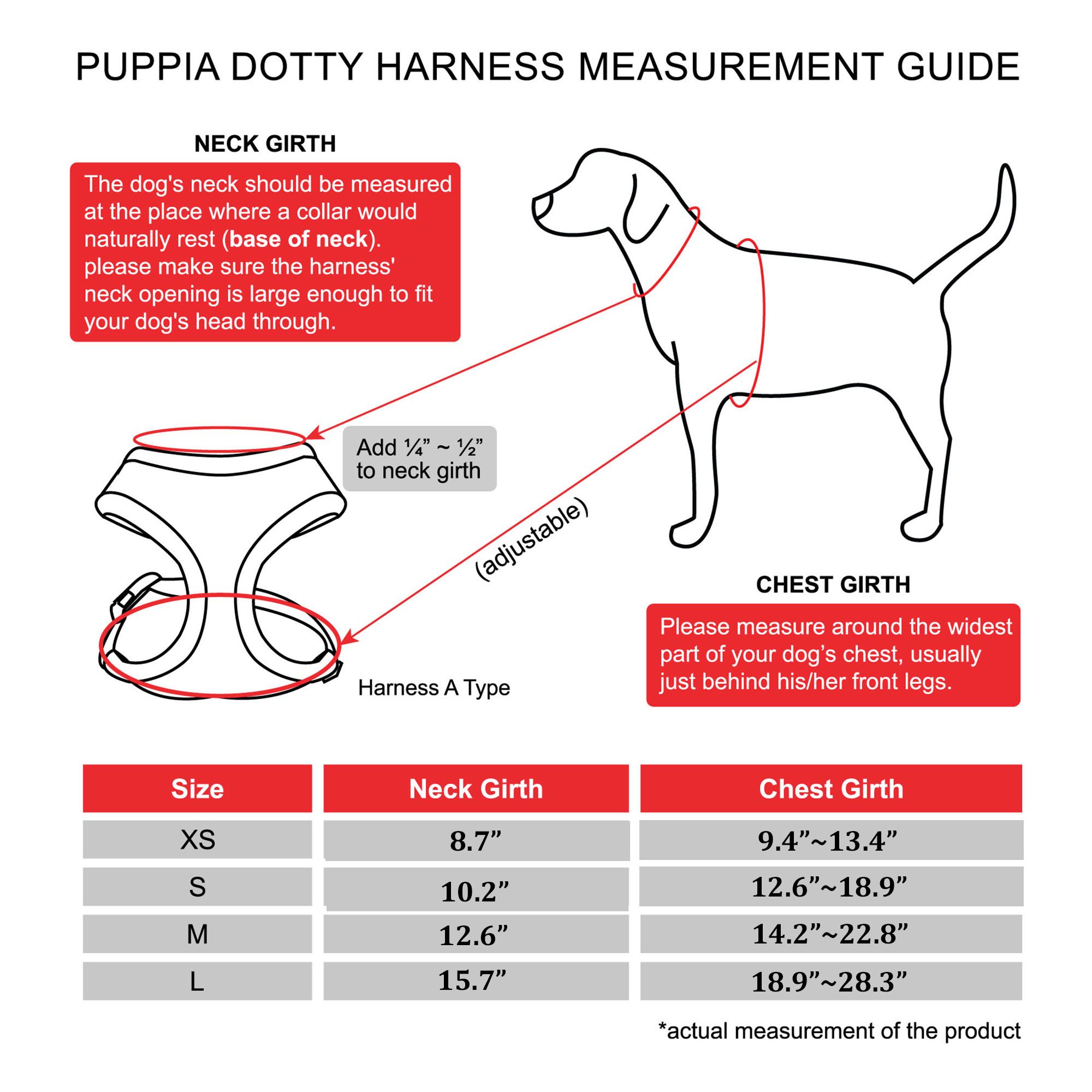 Puppia Harness / Hondentuigje Dotty II model B Teal