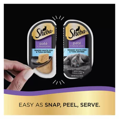 Sheba Perfect Portions Premium Pate Seafood Wet Cat Food 24 count 1.32 oz each