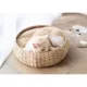 Product PetPals Paper Rope Wicker Design Round Cat Bed