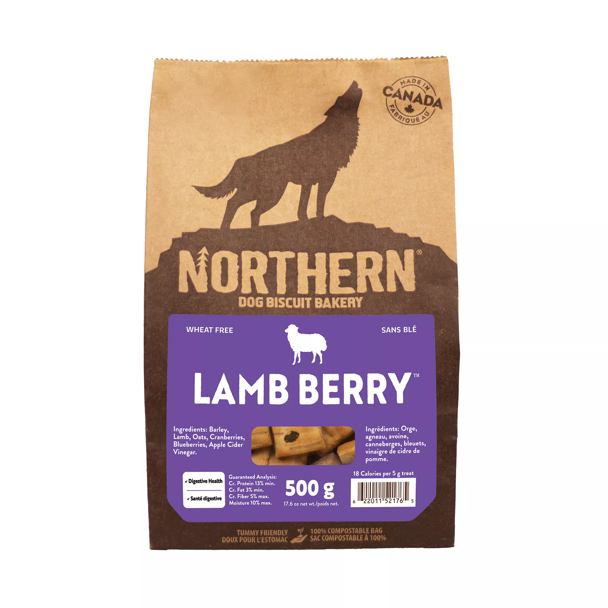 Northern Dog Biscuits - Wheat-Free, Lamb Berry