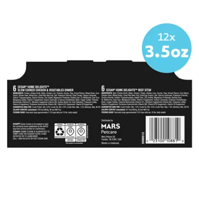 Cesar® Classics Home Delights Adult Wet Dog Food - Chucks in Gravy, 12 Count - Image 9