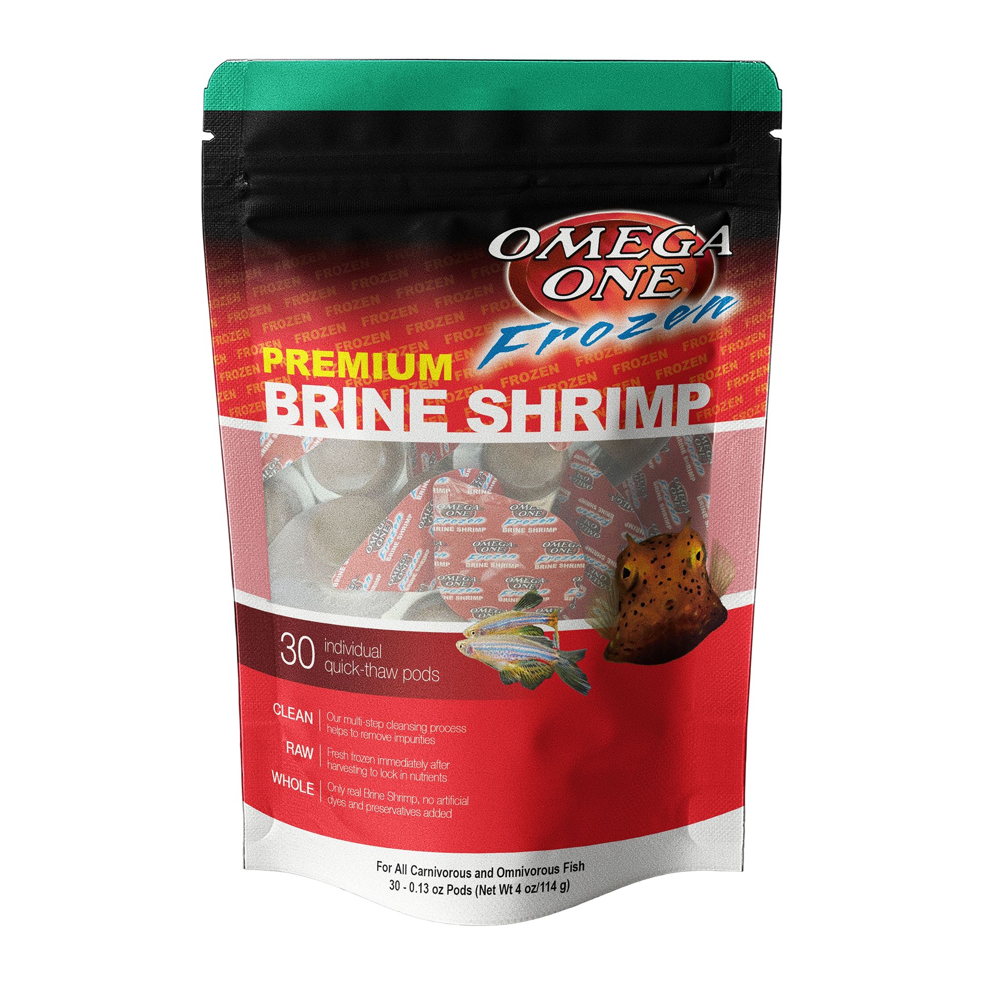 Omega™One Frozen Brine Shrimp Fish Food | fish Food | PetSmart