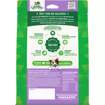 Product Greenies™ Adult Large Dog Dental Treats - Natural, Oral Health, Blueberry