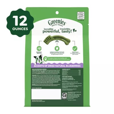 Greenies™ Adult Teenie Dog Dental Treats - Natural, Oral Health, Blueberry - Image 10