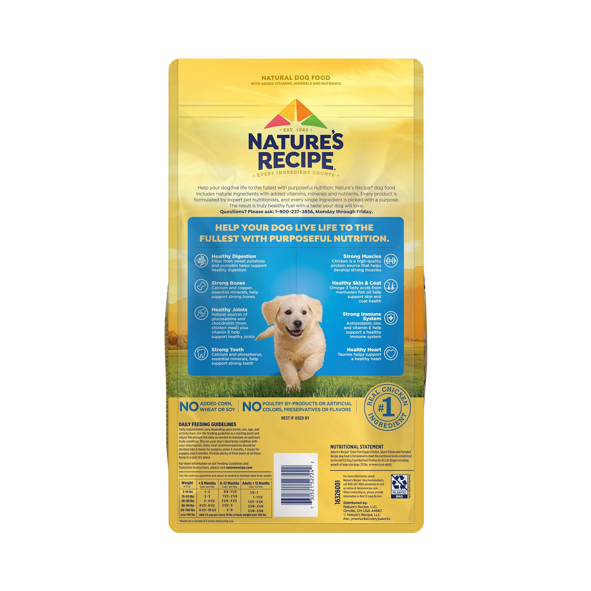 Nature S Recipe Grain Free Chicken Sweet Potato Pumpkin Puppy Dog Food Dog Dry Food Petsmart