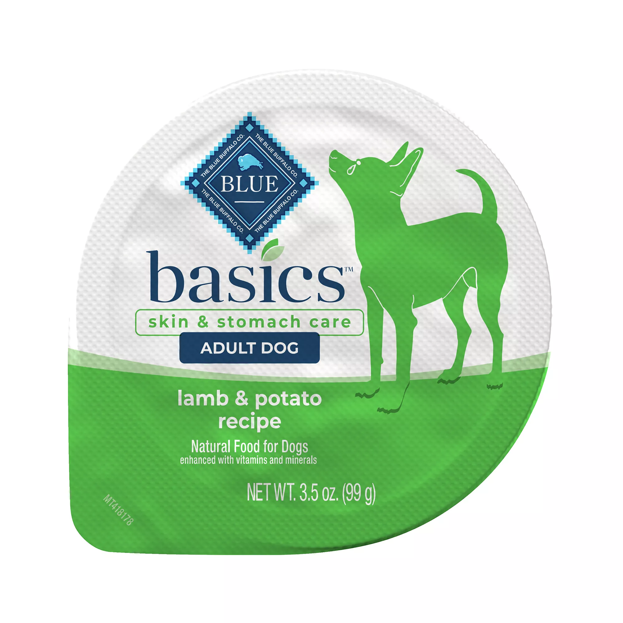 Blue Buffalo® Basics&trade; Skin & Stomach Care Small Breed Adult Wet Dog Food - Lamb & Potato, 3 oz