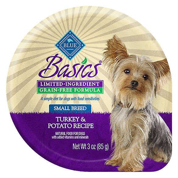Blue Buffalo Basics Limited Ingredient Grain Free Turkey & Potato Small Breed Dog Food dog