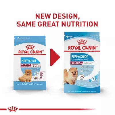 Royal Canin Indoor Life Small Breed Puppy Food 2.5 lb bag