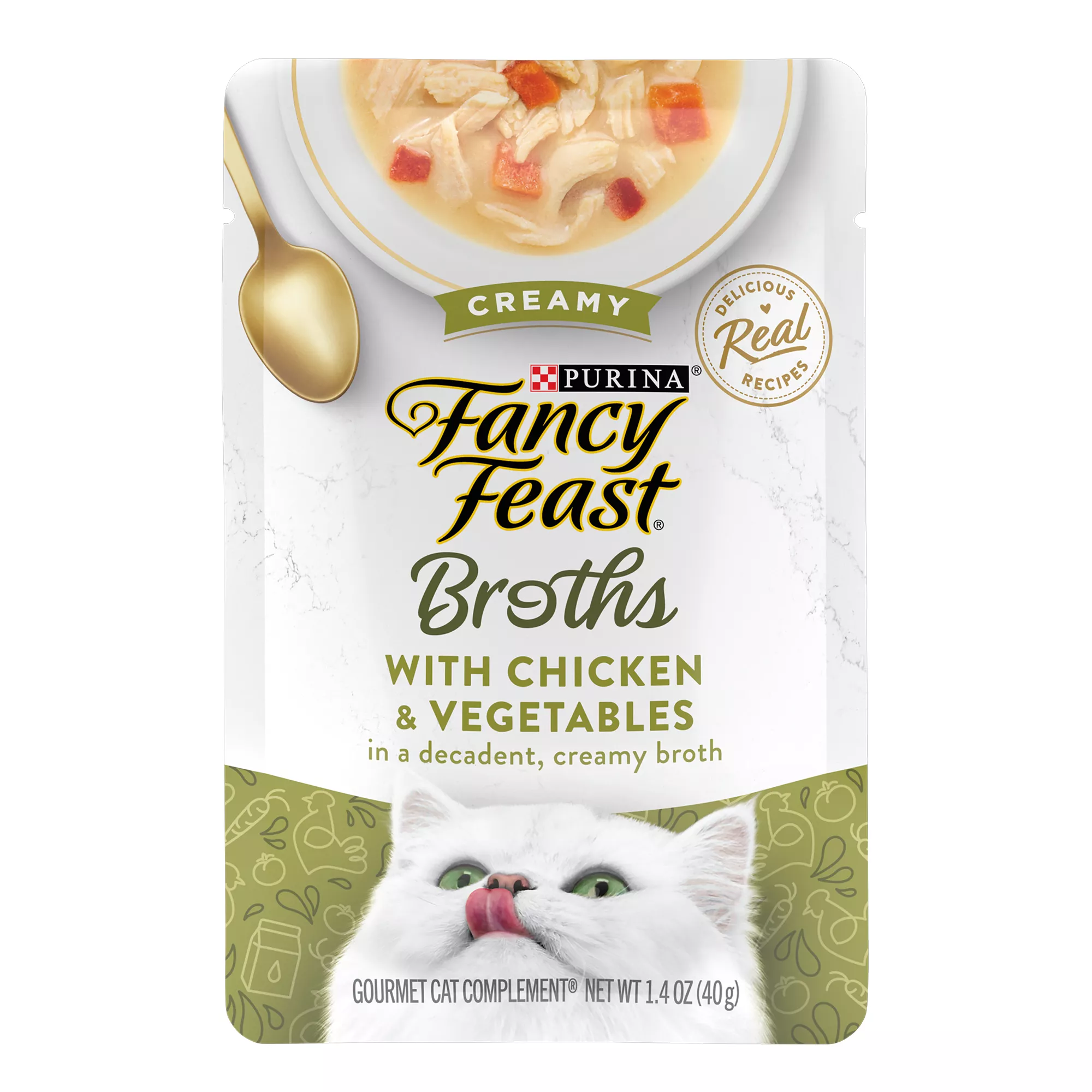 Fancy Feast® Broths Adult Cat Wet Food - 1.55 oz., Limited Ingredients, Grain Free
