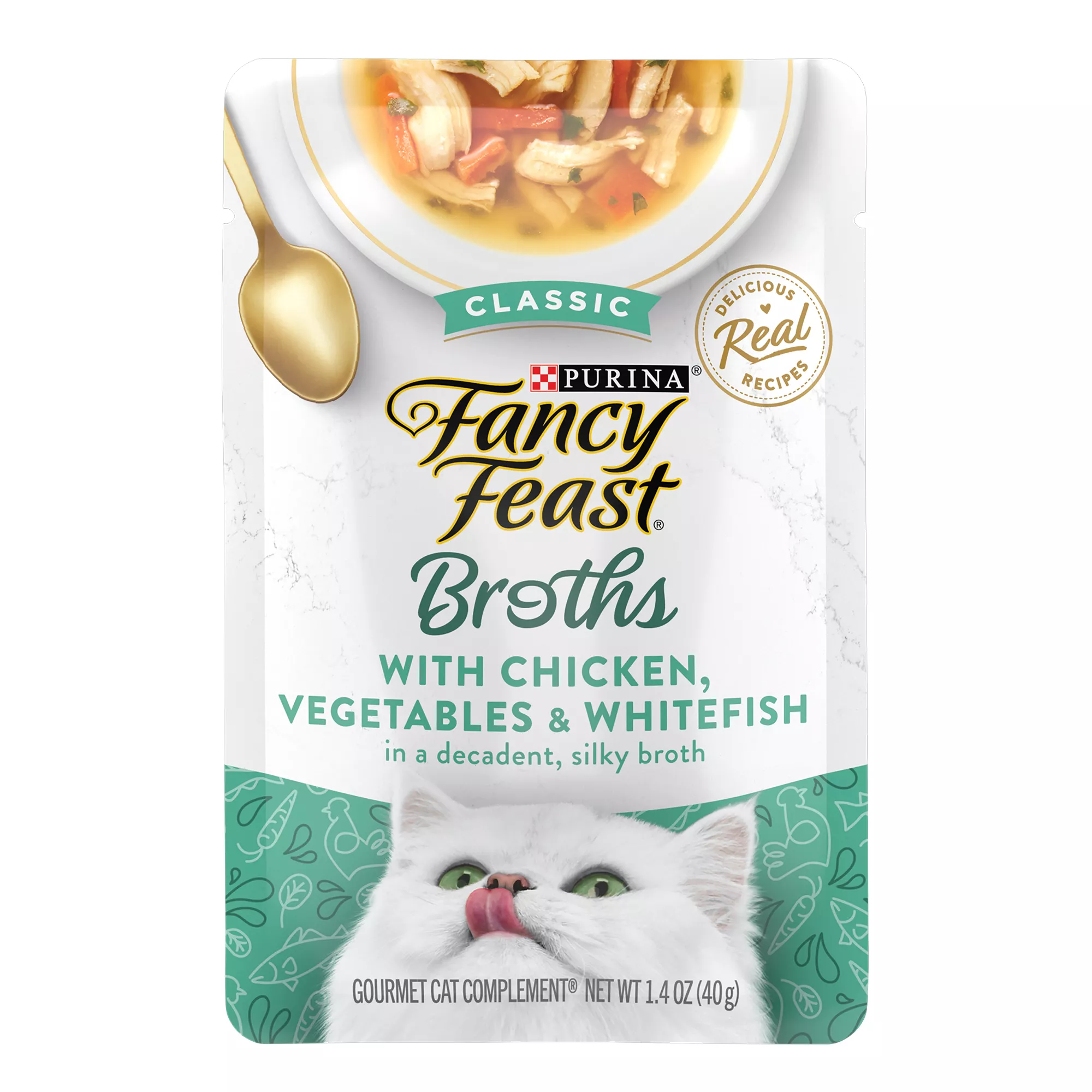Fancy Feast® Broths Adult Cat Wet Food - 1.55 oz., Limited Ingredients, Grain Free