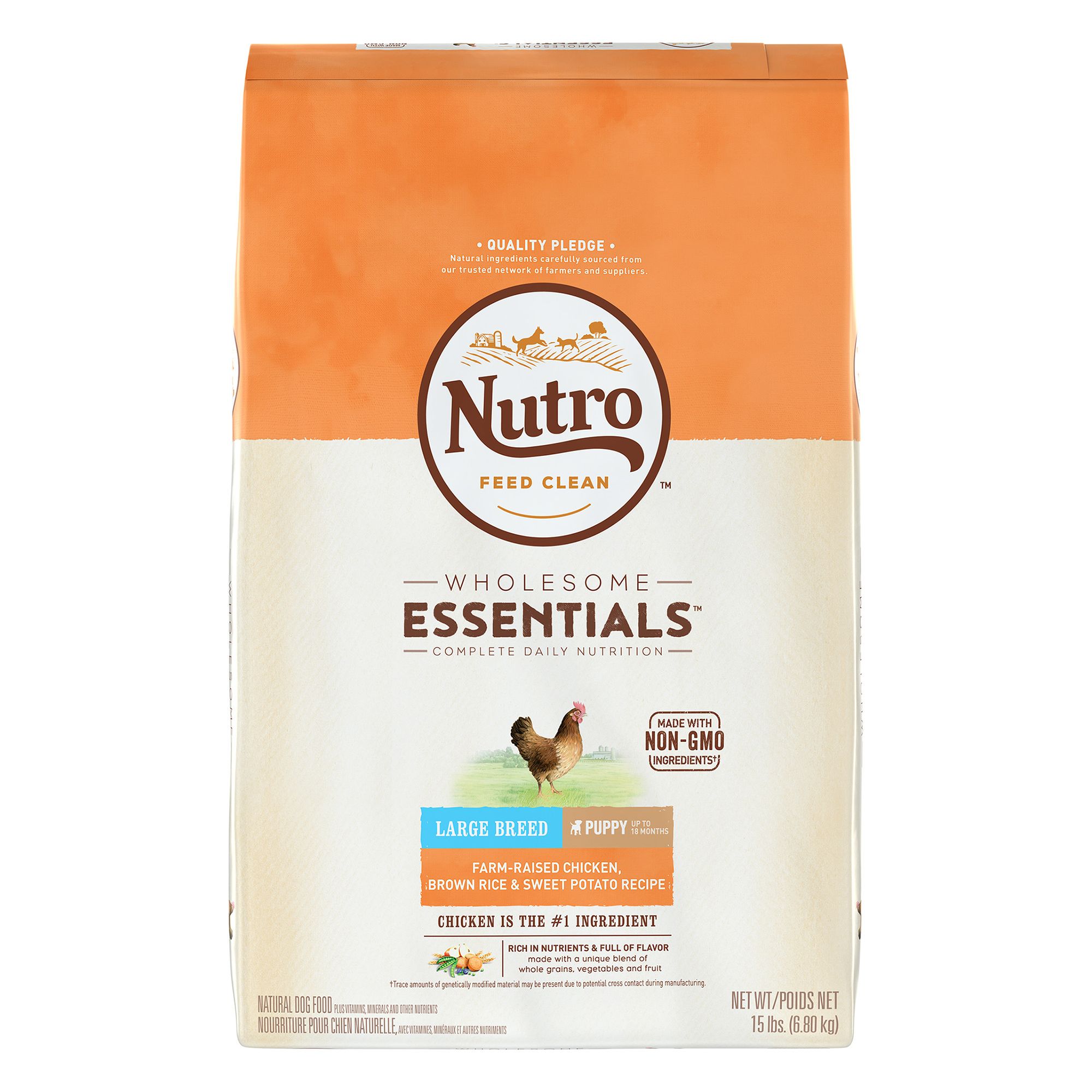 natural large breed puppy food