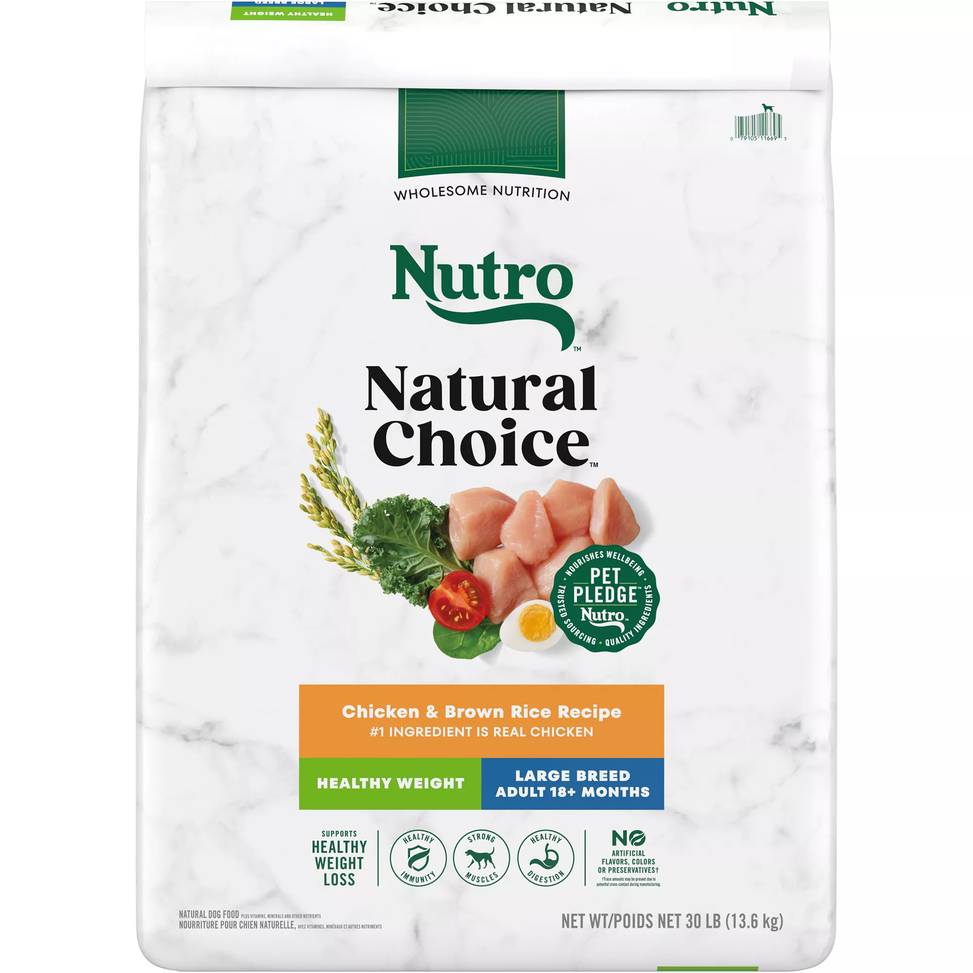 Nutro Natural Choice&trade; Large Breed Healthy Weight Adult Dry Dog Food - Chicken & Brown Rice