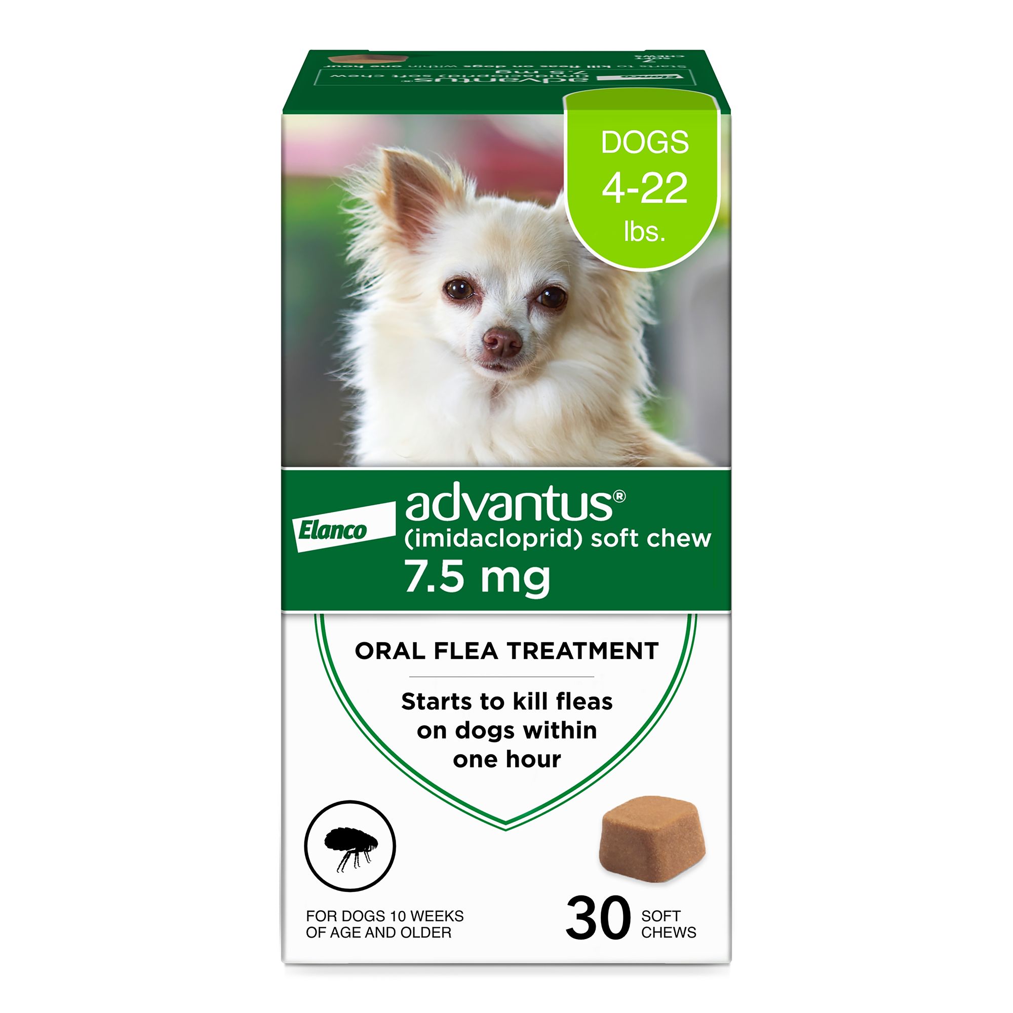 Advantus Dog Flea Treatment 4 22 Lbs dog Flea Tick