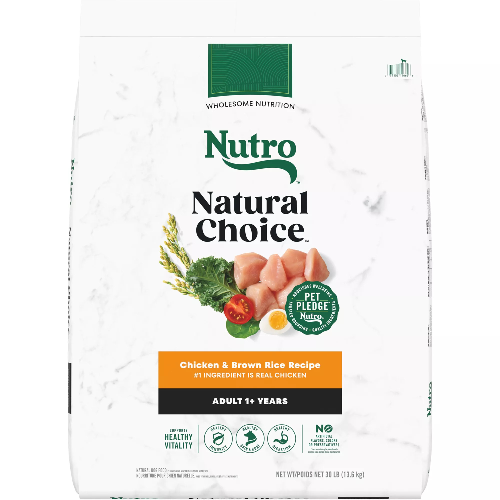 Nutro Natural Choice&trade; Adult Dry Dog Food - Non-GMO, Chicken & Brown Rice