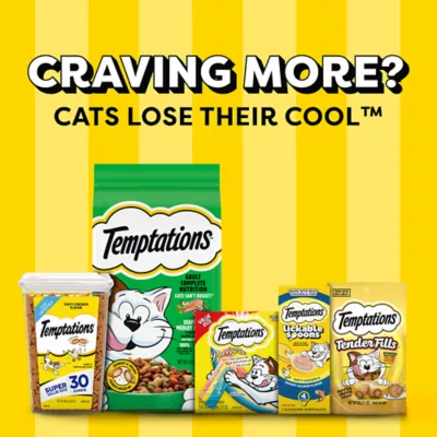 Product Temptations™ Classic Adult Cat Treats - Soft & Crunchy, Creamy Dairy