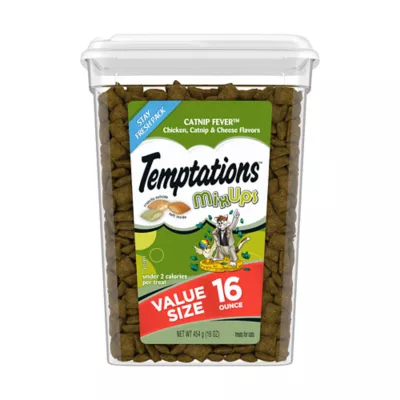 Product Temptations™ Mixups Cat Treats - Soft & Crunchy, Catnip Fever