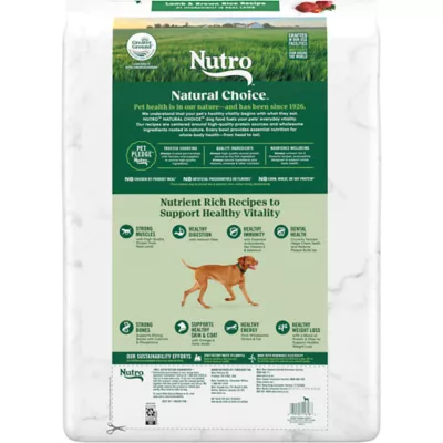 Nutro Natural Choice Healthy Weight Adult Dry Dog Food Lamb Brown Rice