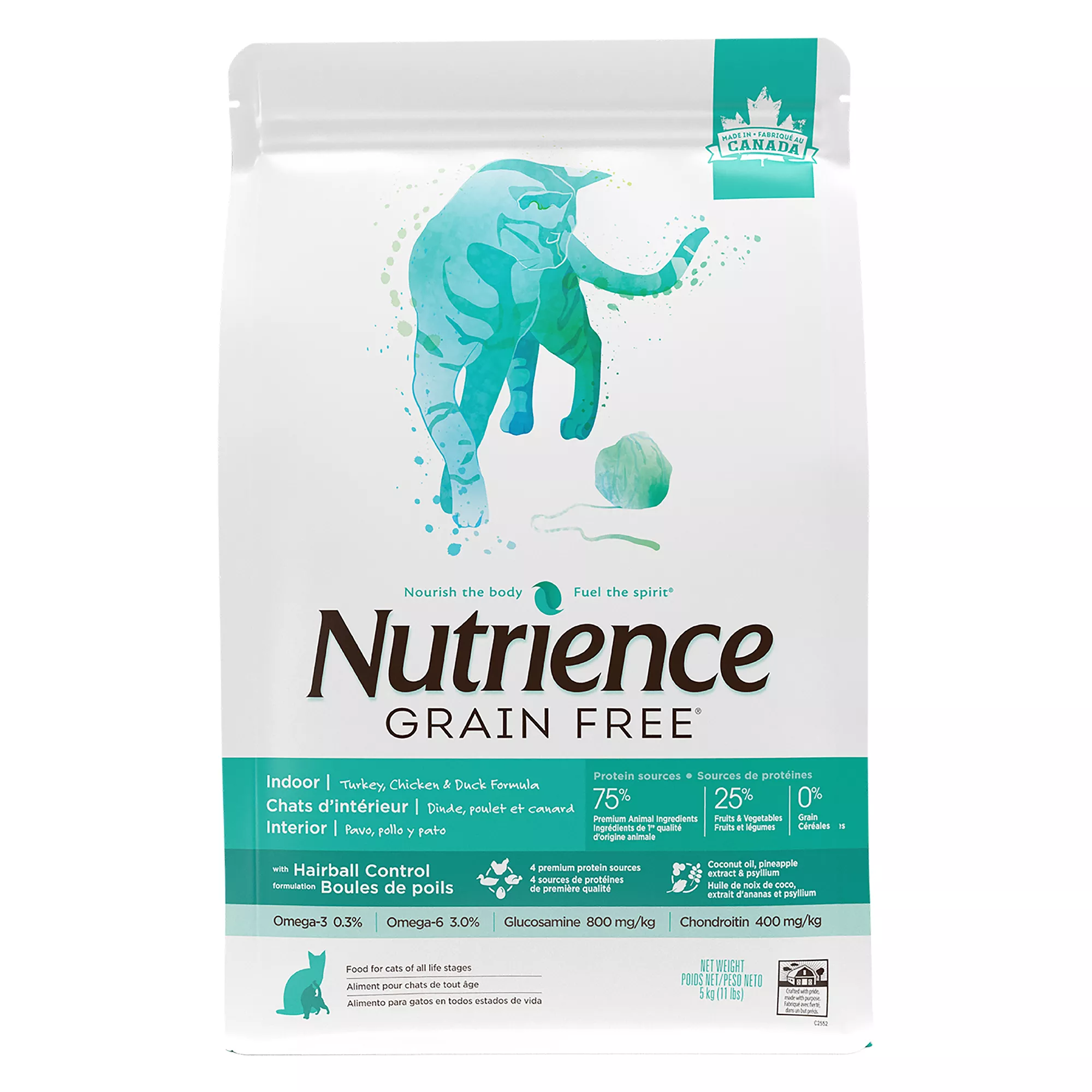 Nutrience® Grain Free Turkey, Chicken & Duck Indoor Cat Food