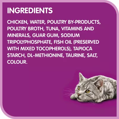 Product WHISKAS® Perfect Portions Chicken & Tuna Pate Cat Food