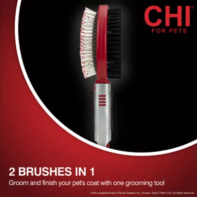 CHI® Double-Sided Ball Tip Pin & Bristle Dog Brush - Image 4