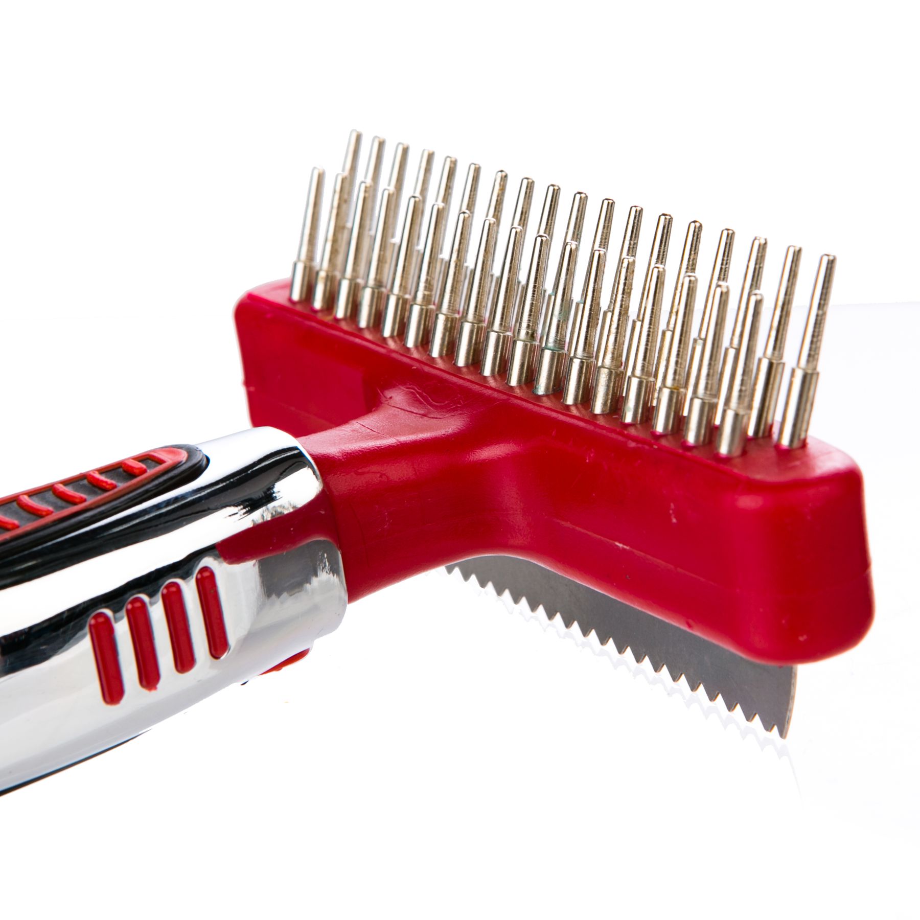 pet grooming comb with blade