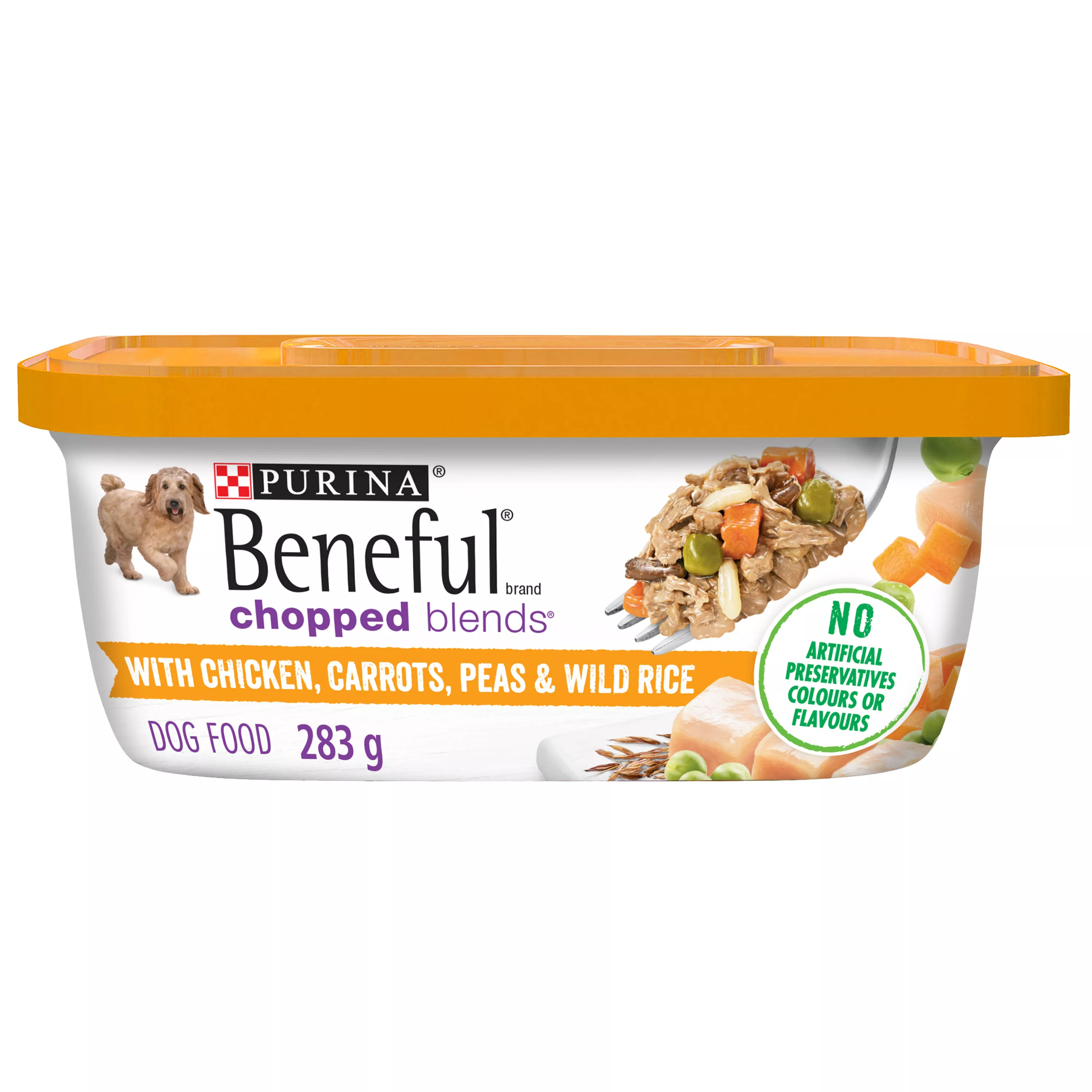 Purina® Beneful® Chopped Blends Chicken, Carrots, Peas & Wild Rice Dog Food