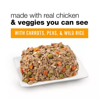 Product Purina® Beneful® Chopped Blends Chicken, Carrots, Peas & Wild Rice Dog Food