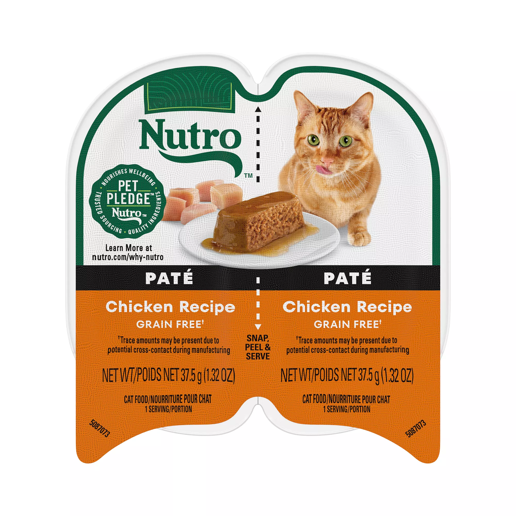 Nutro Perfect Portions Pate Adult Wet Cat Food - Grain Free, 2.64oz