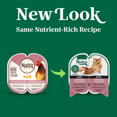 Product Nutro Perfect Portions Pate Adult Wet Cat Food - Non-GMO, Grain Free, 2.64 oz