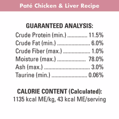 Product Nutro Perfect Portions Pate Adult Wet Cat Food - Non-GMO, Grain Free, 2.64 oz