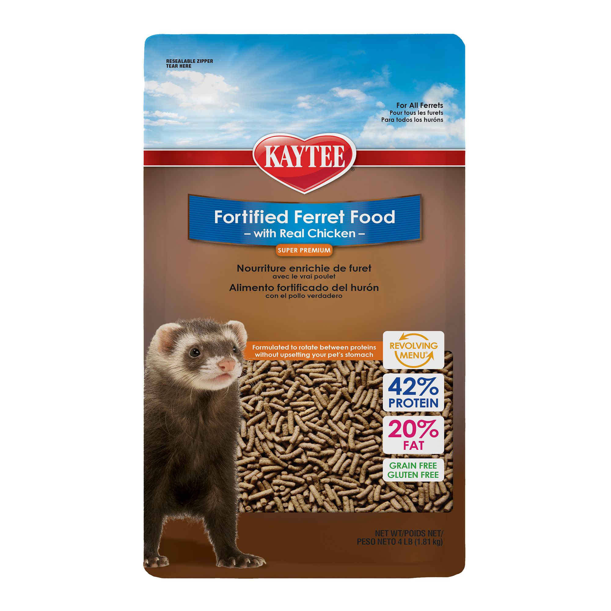 KAYTEE Fortified Chicken Ferret Diet Food small pet Food PetSmart