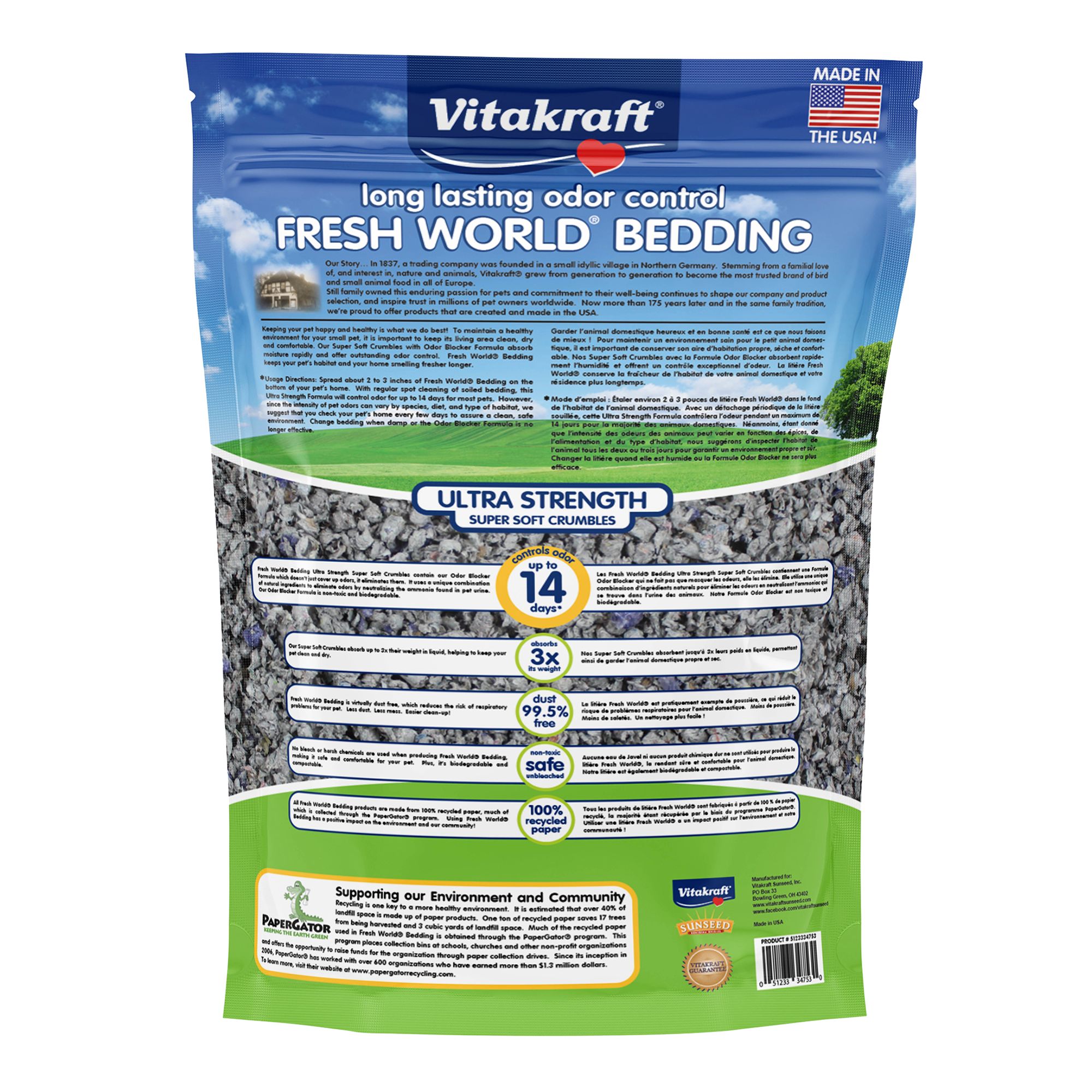 vitakraft bedding